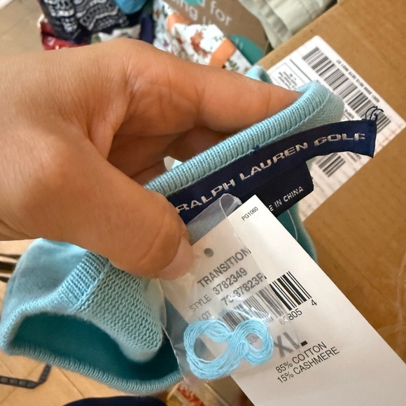 Nwt Ralph Lauren Golf Teal Cashmere Blend Sweater Tank - Picture 3 of 4